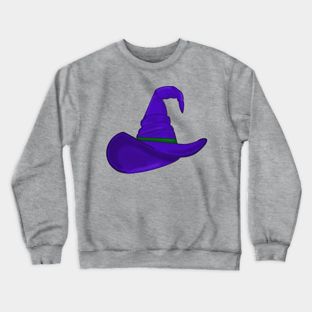 Witch Hat Crewneck Sweatshirt by Theartiologist